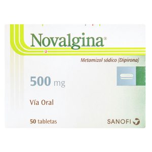 Novalgina 500 Mg 50 Tabletas