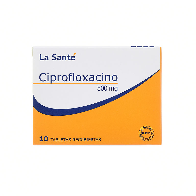 Ciprofloxacina 500 Mg 10 Tabletas Ls