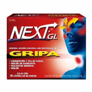 Next Gl Gripa 8 Capsulas Blandas(Sf)