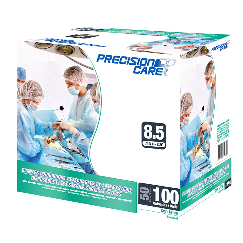 Guante Esteril Precision Eterna 8 1/2
