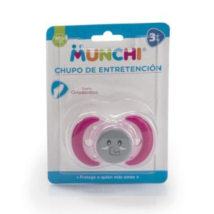 Chupo Munchi Entretención Siliconado Con Tapa