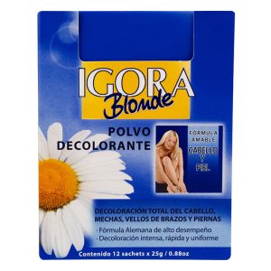 Igora Blonde Decolorante Sobre 25 Gr 12 Unidades