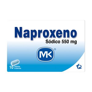 Naproxeno 550 Mg 10 Tabletas Mk