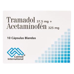 Tramadol 37.5 Mg + Acetaminofén 325 Mg 10 Cápsulas Pc