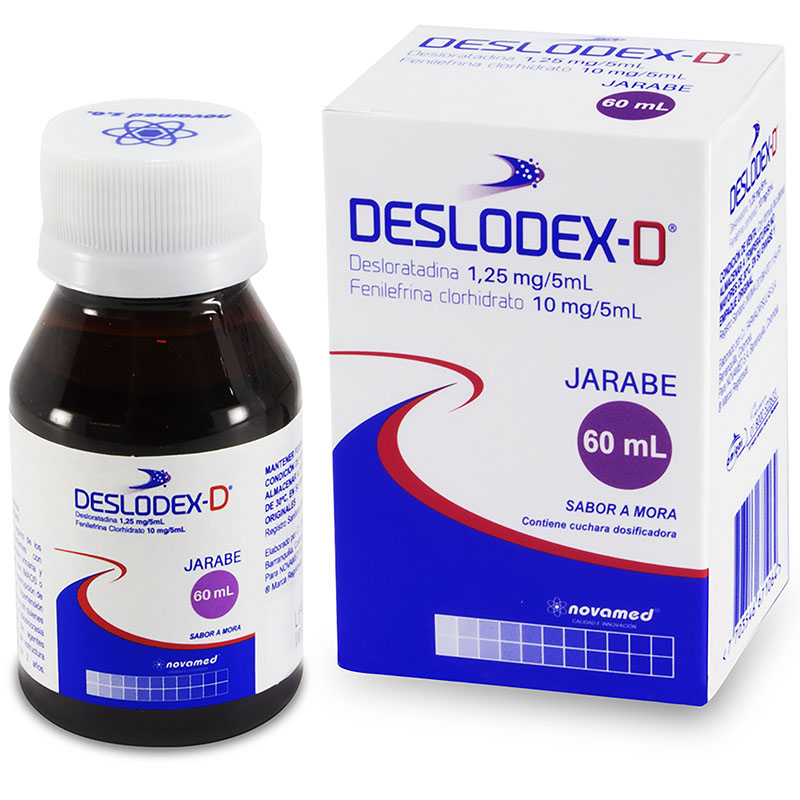 Deslodex D 60 Mililitros Jarabe (3%+)(Pae)