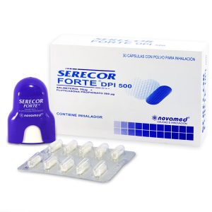 Serecor Forte Dpi 500/50Mg Inhalador 30 Cápsulas