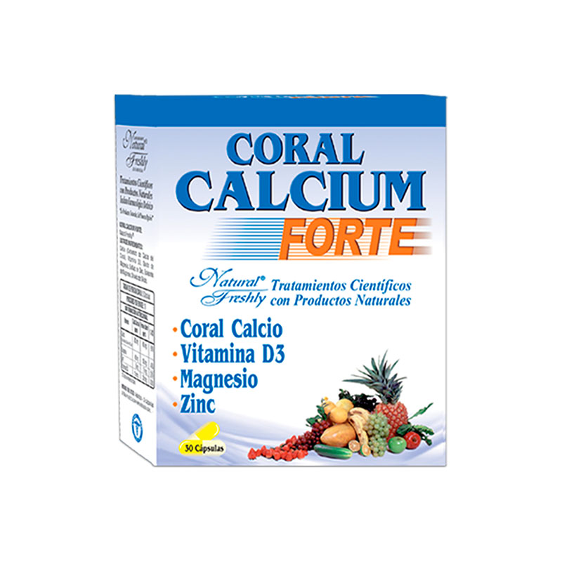 Calcium Coral Forte 30 Capsulas Nf