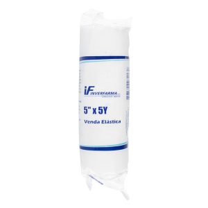 Venda Elastica Blanca 5X5 Inverfarma