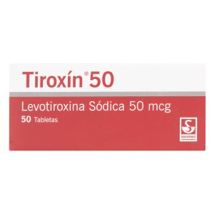 Tiroxin 50 Mg 50 Tabletas