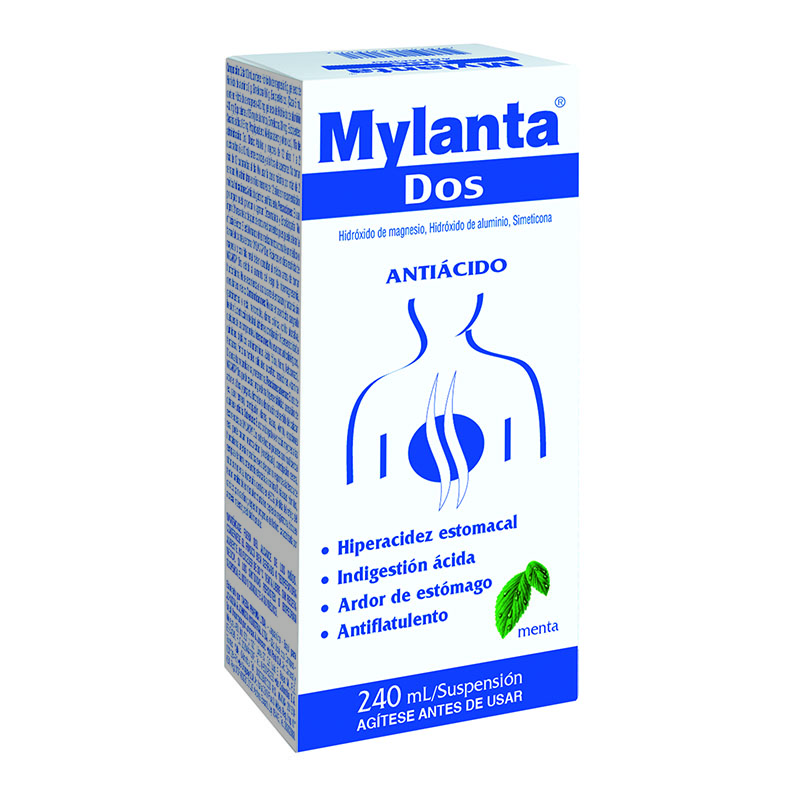 Mylanta Dos Menta Liquida 240 Ml